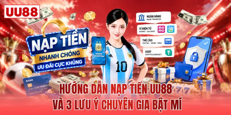 Hướng Dẫn Nạp Tiền UU88 Và 3 Lưu Ý Chuyên Gia Bật Mí