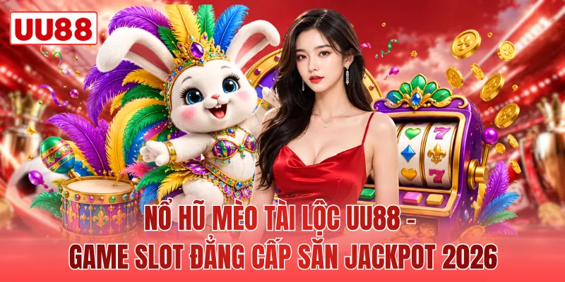 Nổ Hũ Mèo Tài Lộc UU88 - Game Slot Đẳng Cấp Săn Jackpot 2026