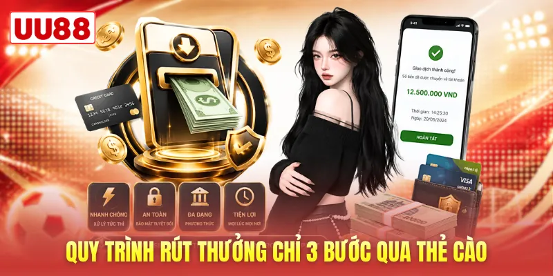 Quy trình rút thưởng chỉ 3 bước qua thẻ cào Quy trình rút thưởng chỉ 3 bước qua thẻ cào